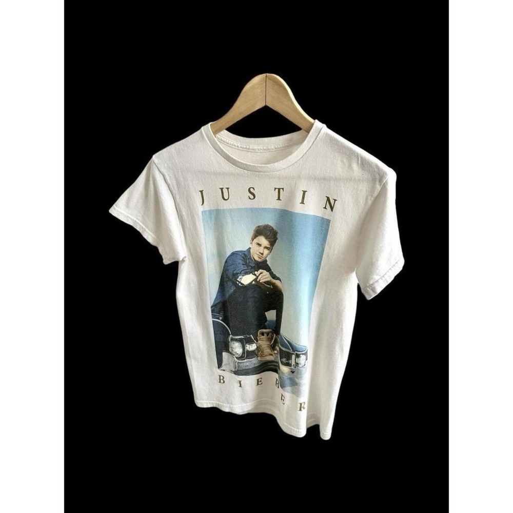 Justin Bieber Believe 2012/2013 Tour‎ White T-Shirt Sz Small